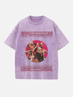 Olivia Dean Print Round Neck T-shirt