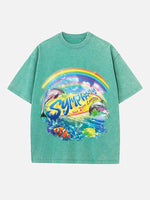 Zara Larsson Print Round Neck T-shirt