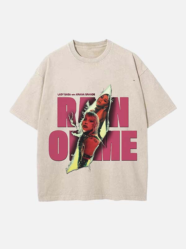 Ariana Grande Print Round Neck T-shirt