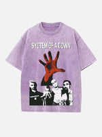 System of a Down Print Round Neck T-shirt