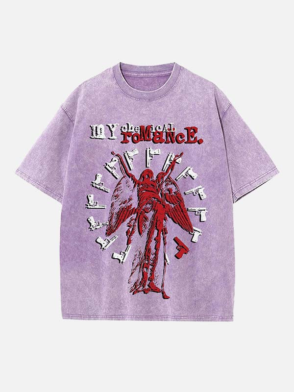 My Chemical Romance Print Round Neck T-shirt