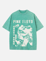 Pink Floyd Print Round Neck T-shirt
