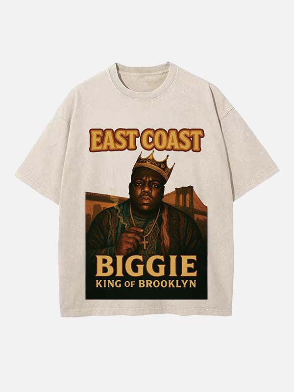 The Notorious B.I.G. Print Round Neck T-shirt