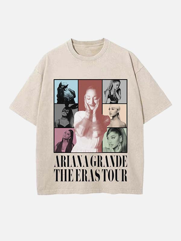 Ariana Grande Print Round Neck T-shirt