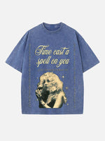 Fleetwood Mac Print Round Neck T-shirt