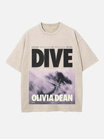 Olivia Dean Print Round Neck T-shirt