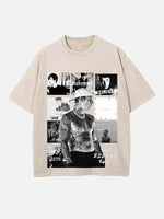 Justin Bieber Print Round Neck T-shirt