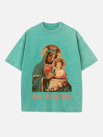 Beyoncé Print Round Neck T-shirt