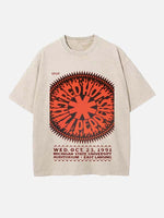 Red Hot Chili Peppers Print Round Neck T-shirt