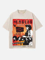 Eagles Print Round Neck T-shirt