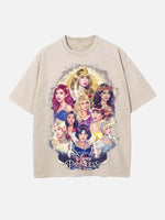 TWICE Print Round Neck T-shirt