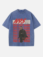 Kendrick Lamar Print Round Neck T-shirt