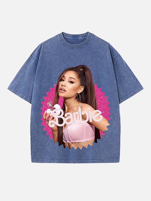 Ariana Grande Print Round Neck T-shirt