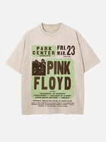 Pink Floyd Print Round Neck T-shirt