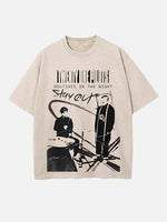 Twenty One Pilots Print Round Neck T-shirt