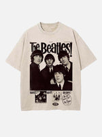 The Beatles Print Round Neck T-shirt