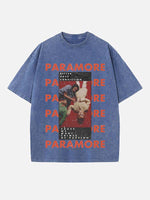 Paramore Print Round Neck T-shirt