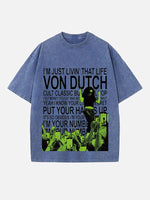 Charli xcx Print Round Neck T-shirt