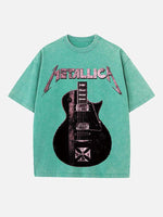 Metallica Print Round Neck T-shirt