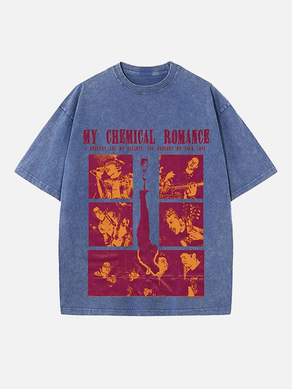 My Chemical Romance Print Round Neck T-shirt