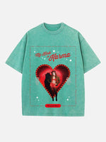 Chappell Roan Print Round Neck T-shirt