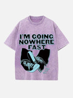 Fall Out Boy Print Round Neck T-shirt