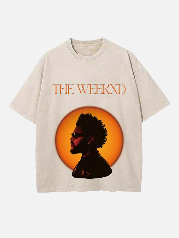 The Weeknd Print Round Neck T-shirt