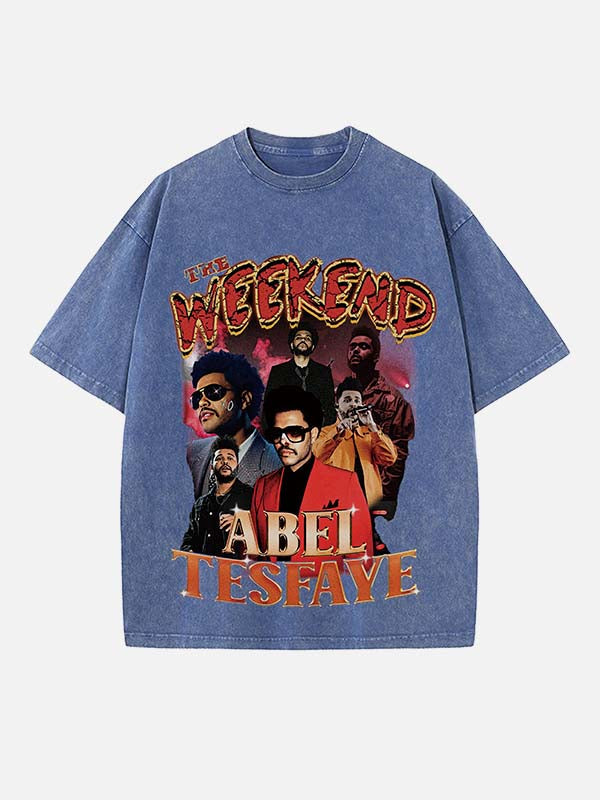 The Weeknd Print Round Neck T-shirt
