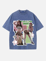 KATSEYE Print Round Neck T-shirt