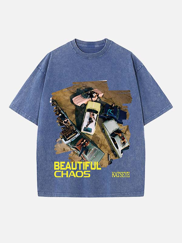 KATSEYE Print Round Neck T-shirt