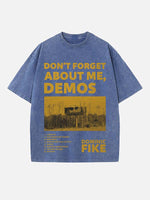 Dominic Fike Print Round Neck T-shirt