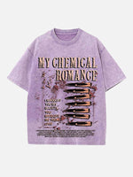 My Chemical Romance Print Round Neck T-shirt