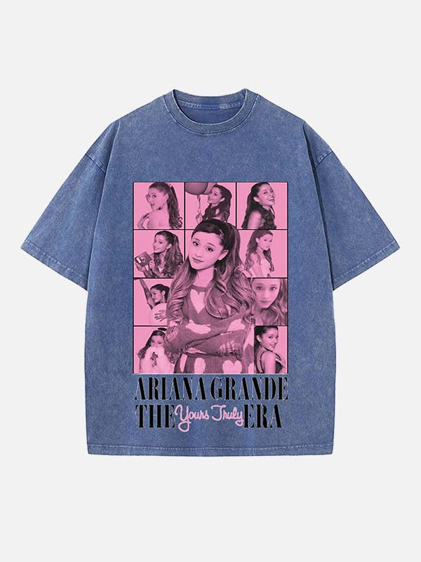Ariana Grande Print Round Neck T-shirt