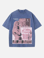 ABBA Print Round Neck T-shirt