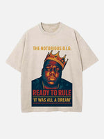 The Notorious B.I.G. Print Round Neck T-shirt