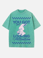 NewJeans Print Round Neck T-shirt