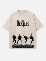 The Beatles Print Round Neck T-shirt