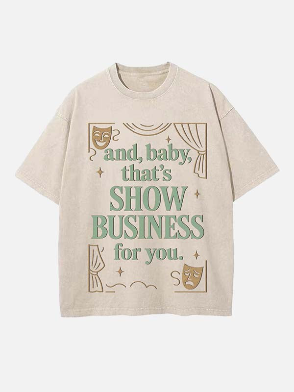 Taylor Swift Print Round Neck T-shirt