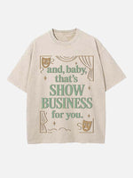 Taylor Swift Print Round Neck T-shirt