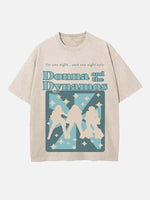 ABBA Print Round Neck T-shirt