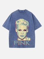 P!nk Print Round Neck T-shirt