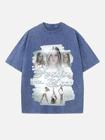 Tate McRae Print Round Neck T-shirt