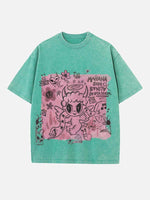 Karol G Print Round Neck T-shirt