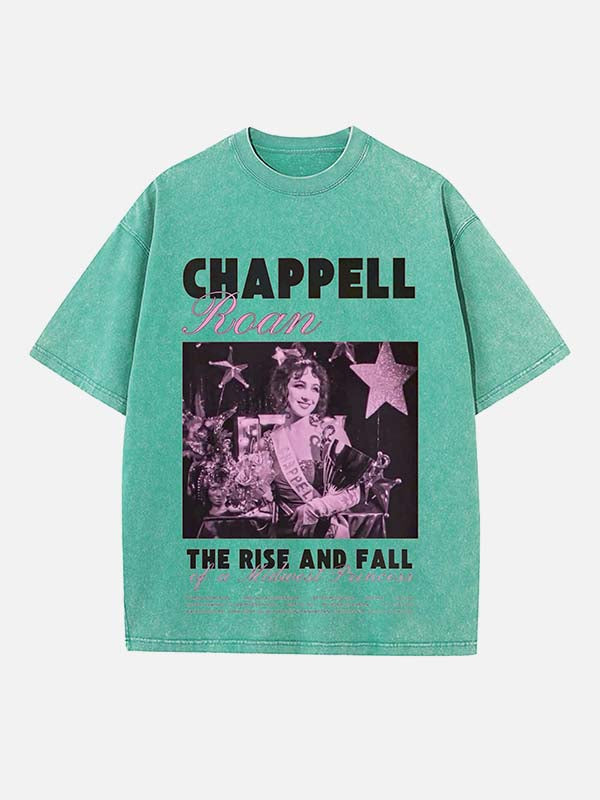 Chappell Roan Print Round Neck T-shirt