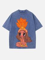 Karol G Print Round Neck T-shirt