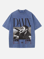 Kendrick Lamar Print Round Neck T-shirt