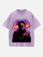 Don Toliver Print Round Neck T-shirt