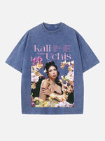 Kali Uchis Print Round Neck T-shirt