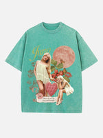 Sabrina Carpenter Print Round Neck T-shirt