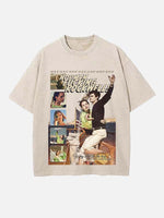 Lana Del Rey Print Round Neck T-shirt